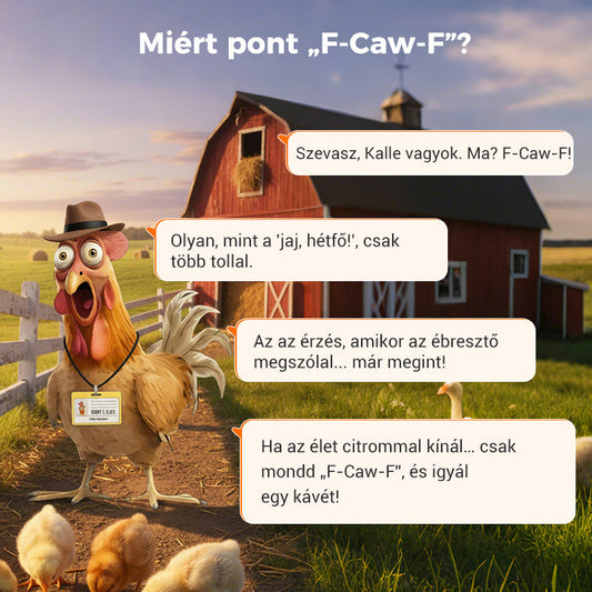 🔥Forró akció🔥F-Caw-F Vicces csirke bögre