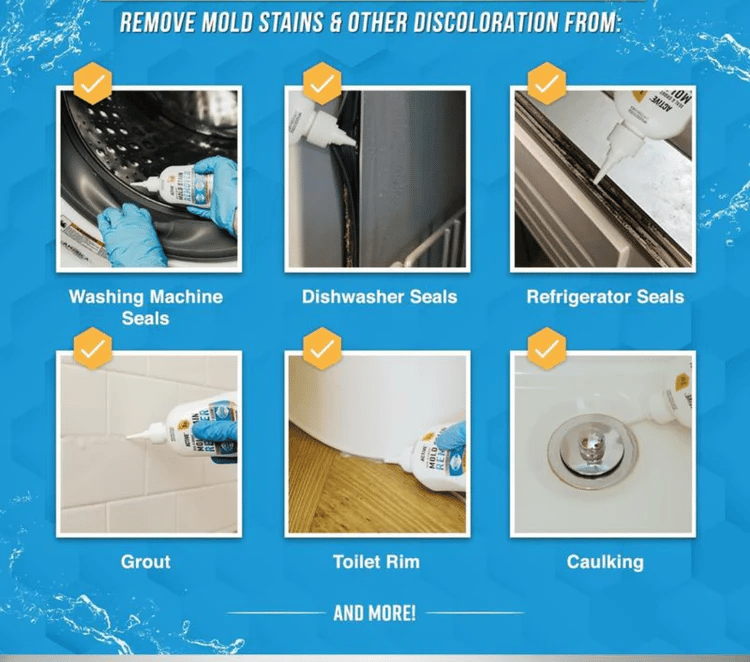 🔥💥 Penészgomba eltávolító gél —— 🎁Ingyenes ecset mellékelve