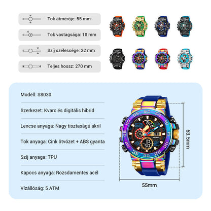 ⌚Vízálló, multifunkcionális LED digitális óra