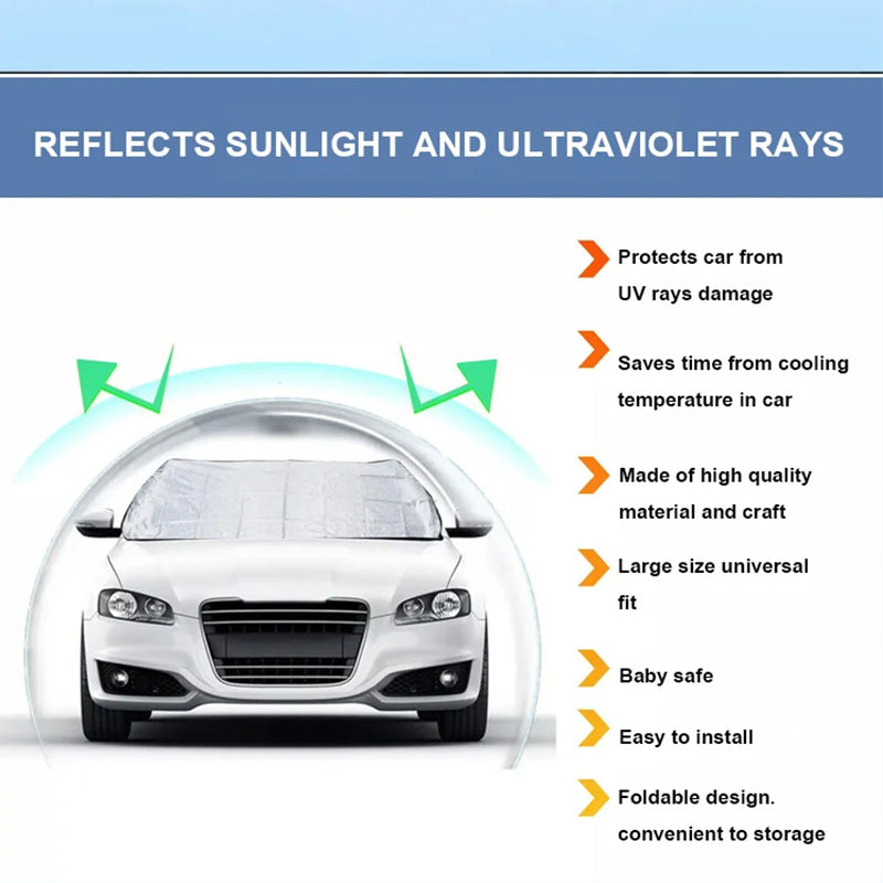 ⏰Autó szélvédőfedél tapadókorongokkal🚗🪟