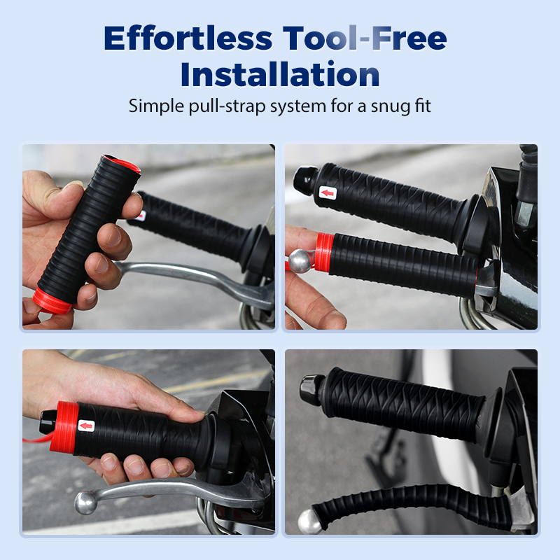 🏍️ Univerzális szilikon kormány- és fékkar markolatvédők 🎄🎁