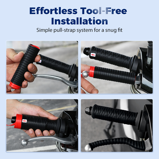 🏍️ Univerzális szilikon kormány- és fékkar markolatvédők 🎄🎁