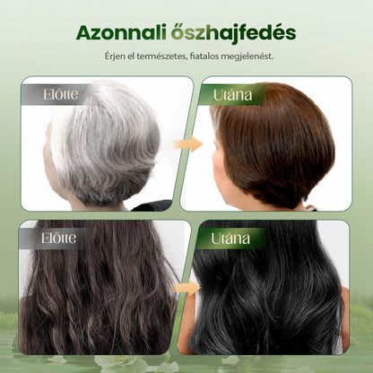 🎁Utolsó 50 szett elérhető📿Ingyenes rózsa nyaklánc Kíméletes, növényi alapú hajfesték – gyors hatású