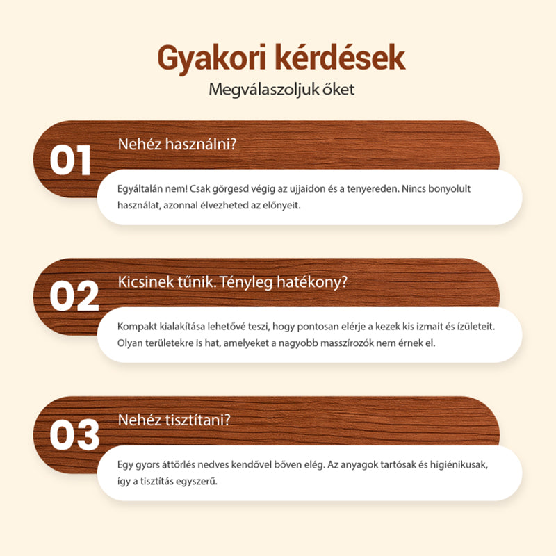 🔥 Bian kő ujj- és tenyérmasszírozó 🌿🤲