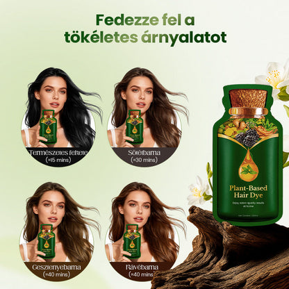 🎁Utolsó 50 szett elérhető📿Ingyenes rózsa nyaklánc Kíméletes, növényi alapú hajfesték – gyors hatású