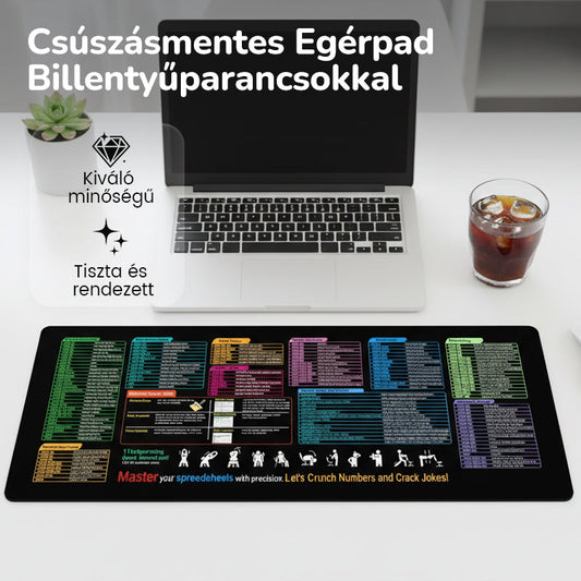 🔥 Csúszásmentes egérpad billentyűparancsokkal 🧠💻