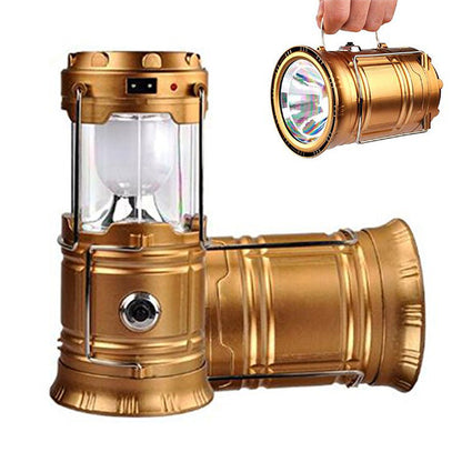 ⛺️Vízálló Kempinglámpa | Naperőműves, Összecsukható, Utazásbarát Töltéssel