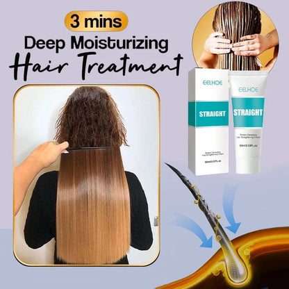 ✨Vásárlás 1 kap 1 ingyen✨Selyem és keratin kezelő hajkiegyenesítő krém