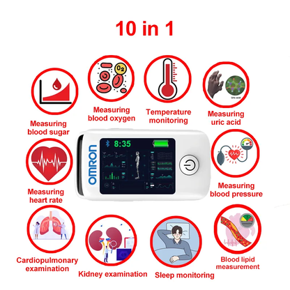 【11 az 1-ben】Nem invazív vércukorszintmérő
