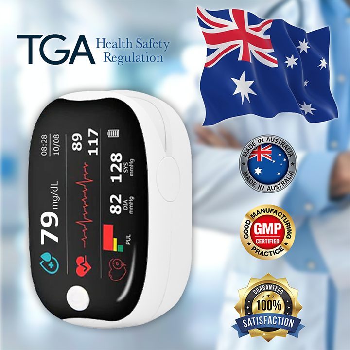 Clinclii™ GlucoSense lézeres vércukorszintmérő készülék