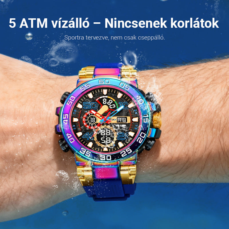 ⌚Vízálló, multifunkcionális LED digitális óra