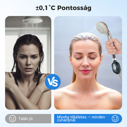 💧 Zuhanyhőmérő 🌡️ Nincs több találgatás – azonnali hőmérséklet! 🚿💕