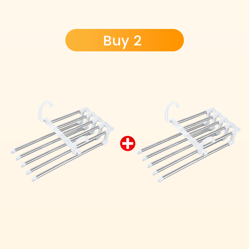 🔥Teleszkópos, összecsukható, többrétegű nadrágtároló állvány