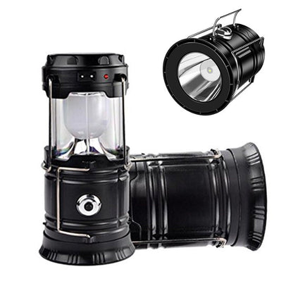 ⛺️Vízálló Kempinglámpa | Naperőműves, Összecsukható, Utazásbarát Töltéssel