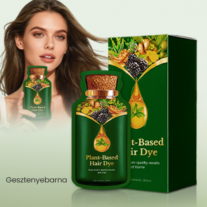 🎁Utolsó 50 szett elérhető📿Ingyenes rózsa nyaklánc Kíméletes, növényi alapú hajfesték – gyors hatású