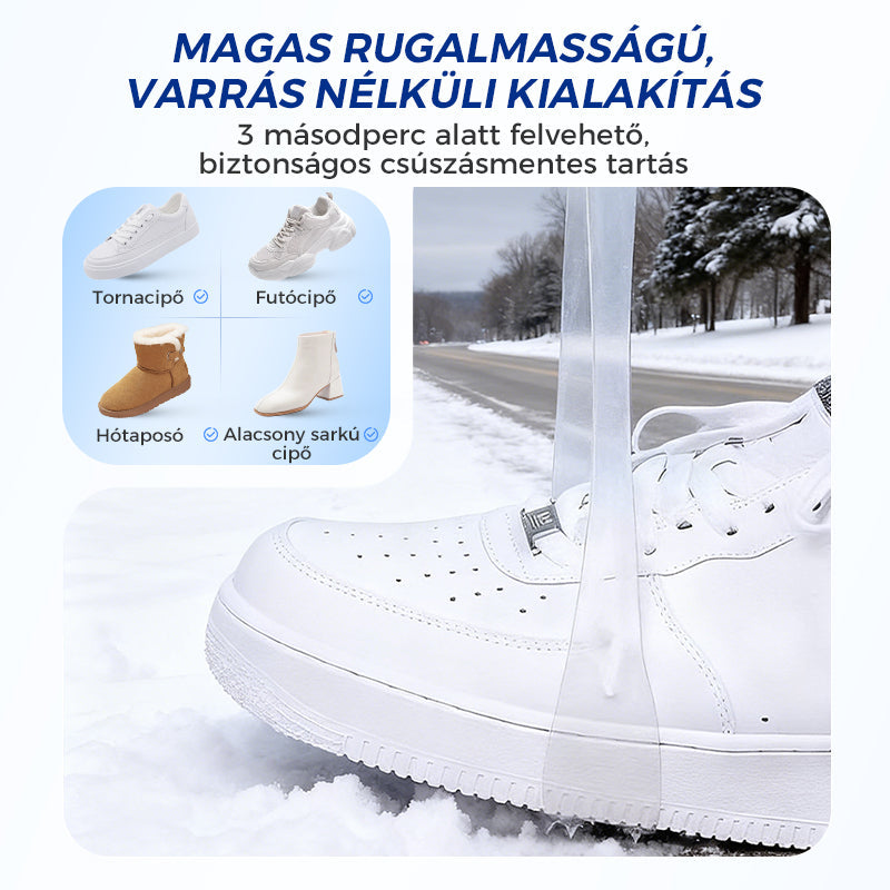 ❄️ Univerzális 5-Fogú Jégkapaszkodók Cipők és Csizmák Számára 👢🧊