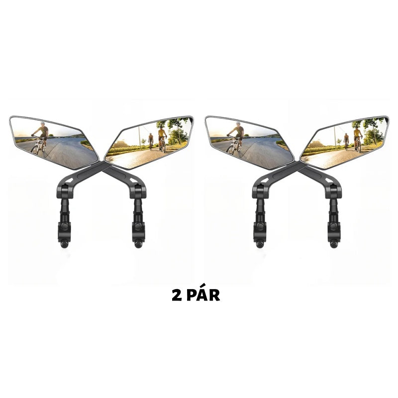 360 fokban forgatható visszapillantó tükör – alkalmas motorkerékpárokhoz és kerékpárokhoz