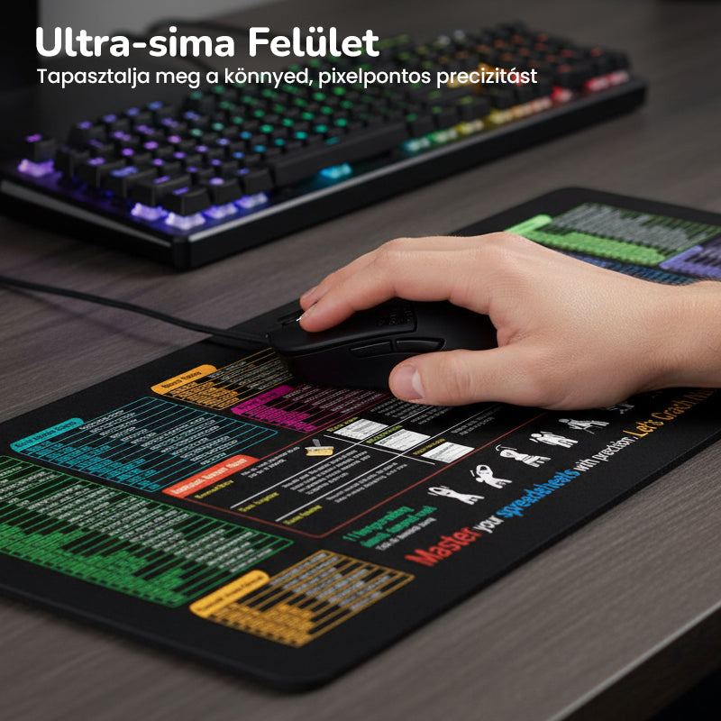 🔥 Csúszásmentes egérpad billentyűparancsokkal 🧠💻