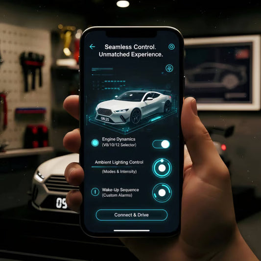 📢📢60% KEDVEZMÉNY !!🎅【🎁A legjobb karácsonyi ajándék🎁】🎄Hiperautós ébresztőóra –🏎️Valósághű GTR motor és fényeffektek