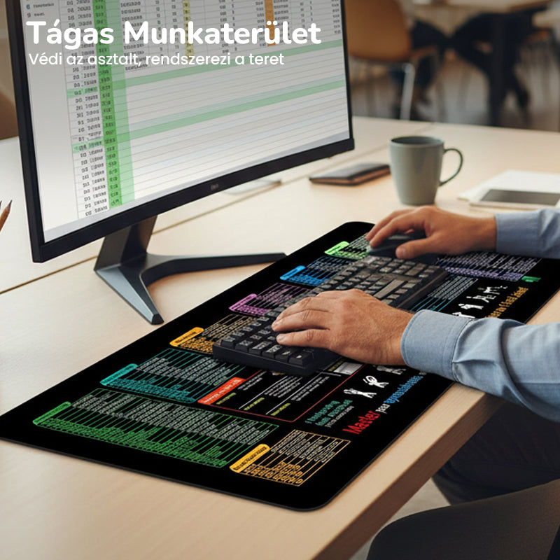 🔥 Csúszásmentes egérpad billentyűparancsokkal 🧠💻