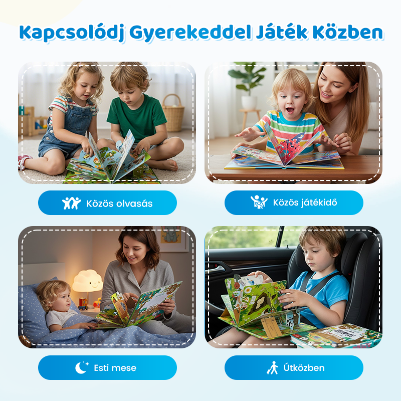 ✨📚 Interaktív 3D pop-up könyvek gyerekeknek: Tanulj és fedezz fel játékosan!