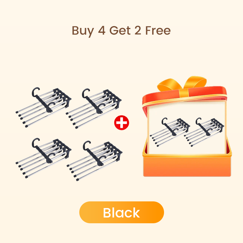 🔥Teleszkópos, összecsukható, többrétegű nadrágtároló állvány