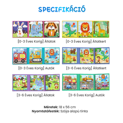 🎅 Korlátozott ideig 45% kedvezménnyel 🎁 Mágneses építőkönyv gyerekeknek 🧩👶💕