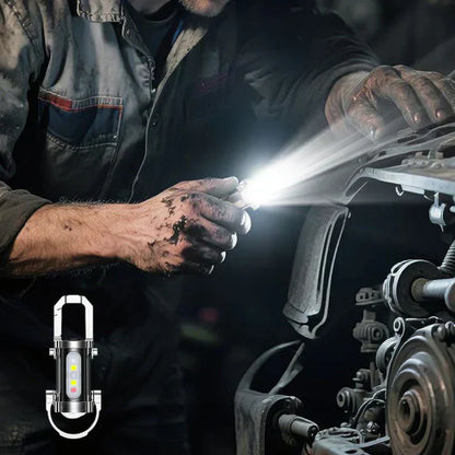 【✨1+1 ingyen】Hordozható, újratölthető, fényes zseblámpa kulcstartóhoz