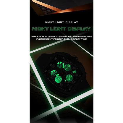 ⌚Férfi sportos, világító digitális automata karóra✨