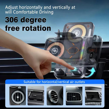 🚗📱Új vezeték nélküli autós tartó gyors töltési funkcióval⚡🔌