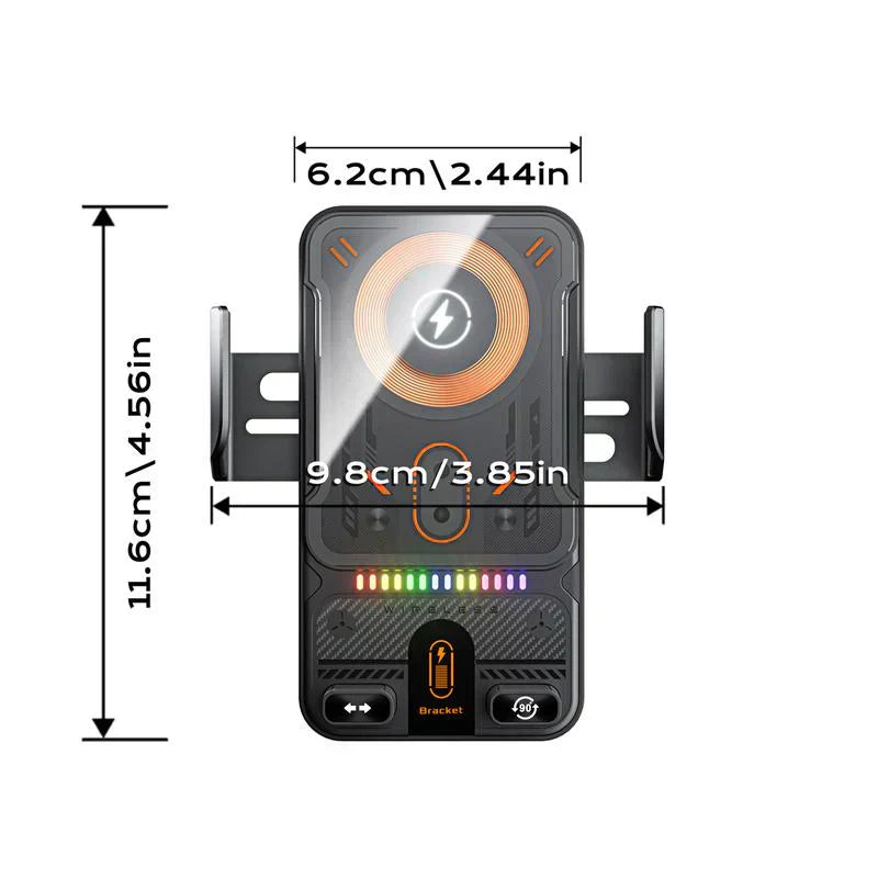🚗📱Új vezeték nélküli autós tartó gyors töltési funkcióval⚡🔌