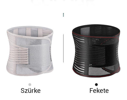 🔥Az ágyéki gerinc gondozása🎁Hőpréselt, lélegző acéllemezből készült derékvédő