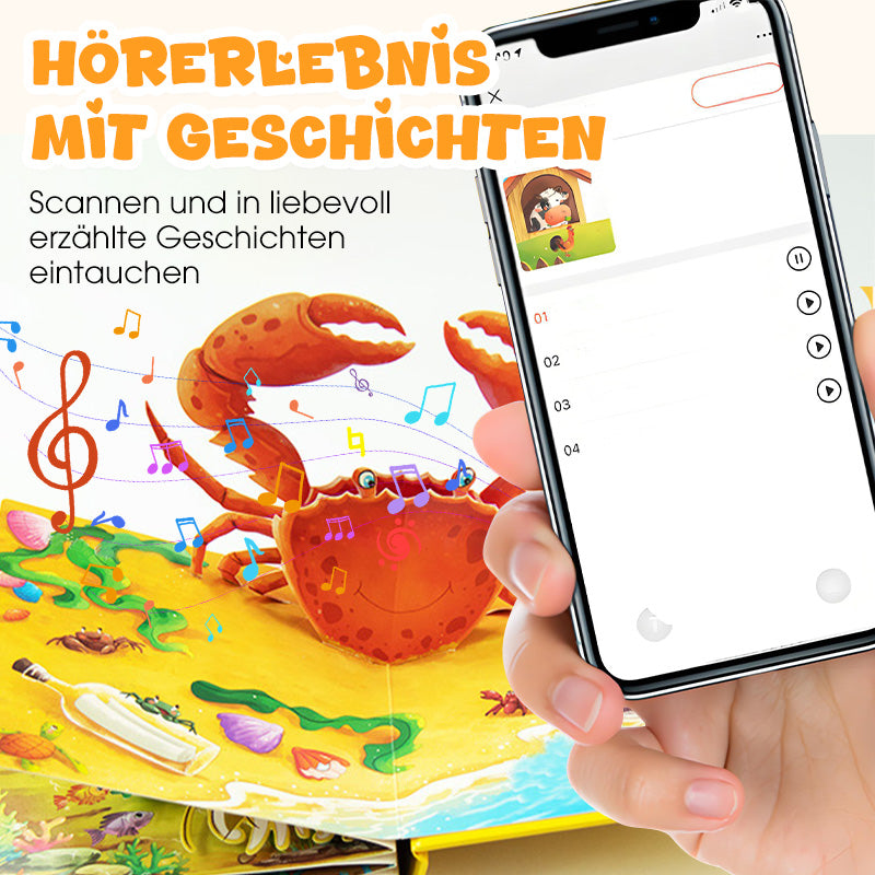 🦖Kids' 3D Pop-Up Animal Book ✨ Lengyel hangoskönyvet tartalmaz