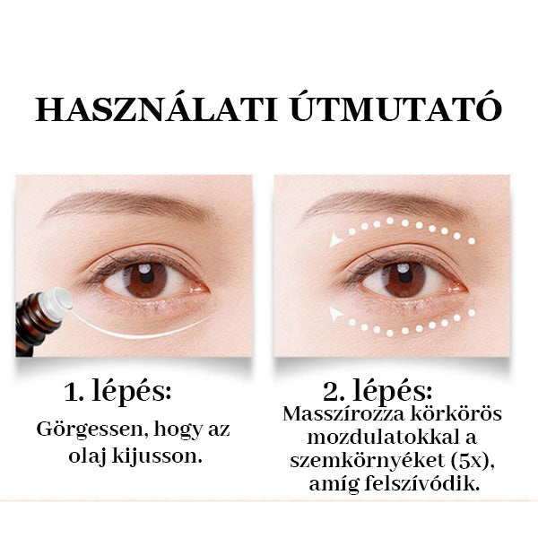 Ránctalanító szemkörnyékápoló szérum – intenzív hidratálás és feszesítés peptidkomplexszel a fiatalos kinézetű bőrért
