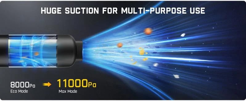 💥 Hordozható vezeték nélküli porszívó