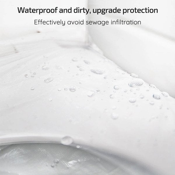 🛡️ Az egészségért! 🌿 Biológiailag lebomló egyszer használatos műanyag vécéülke-védő 🥰