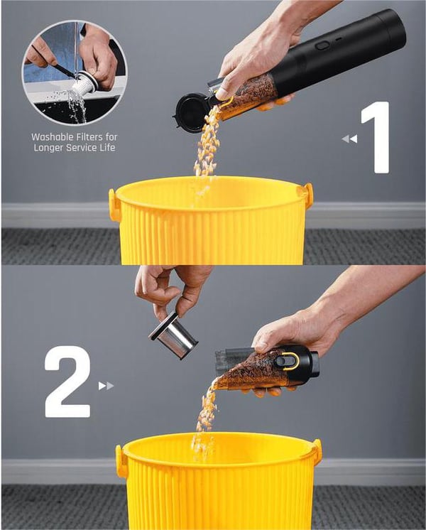 💥 Hordozható vezeték nélküli porszívó