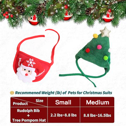 🎄Aranyos karácsonyfa sapka pomponokkal