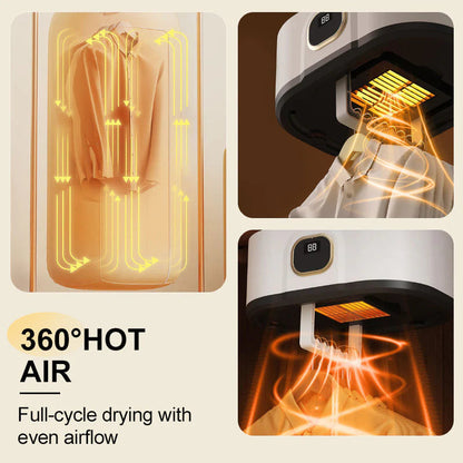 Hordozható, összecsukható mini szárítógép