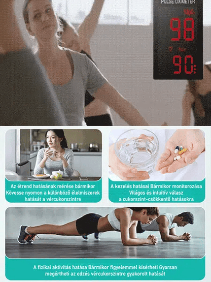 🔥Német Medisana pulzoximéter