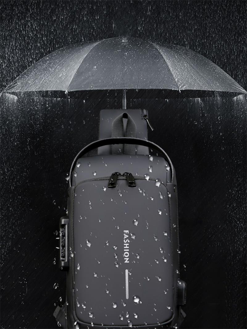 USB töltéssel ellátott, tolvajálló válltáska