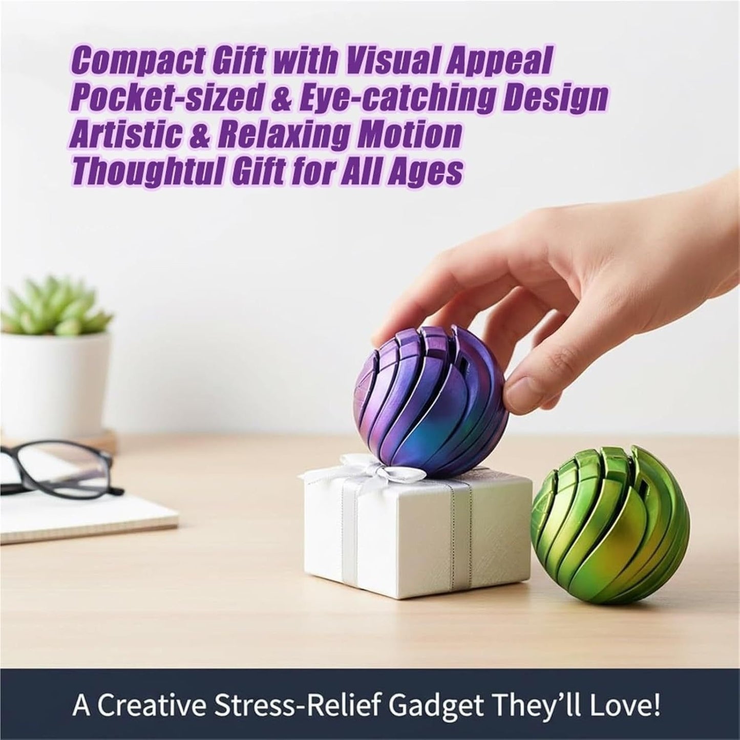 🎁🎅 3D nyomtatott slime labda fidget játék👍