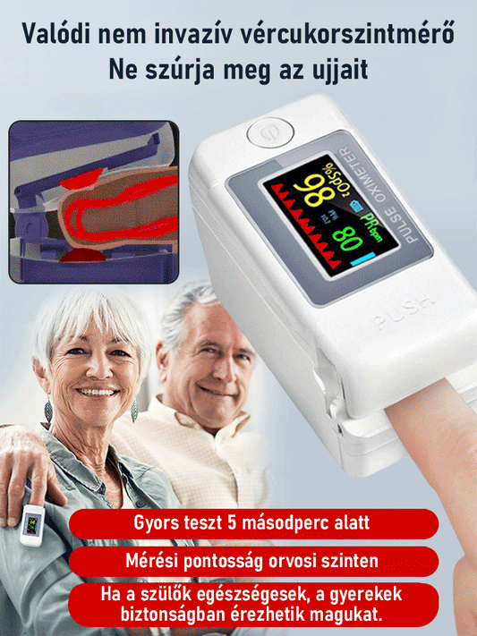 🔥Német Medisana pulzoximéter