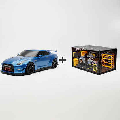 📢📢60% KEDVEZMÉNY !!🎅【🎁A legjobb karácsonyi ajándék🎁】🎄Hiperautós ébresztőóra –🏎️Valósághű GTR motor és fényeffektek