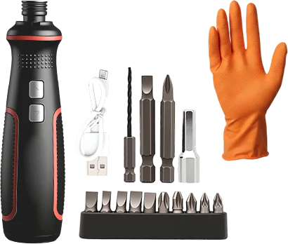 🎁Utolsó 50 szett elérhető📿Ingyenes rózsa nyaklánc Akkus Fúró-Csavarhúzó Kombináció - Gyors töltés, Erőteljes teljesítmény