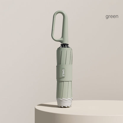 ☂️✨ Fényvisszaverő biztonsági csíkos esernyő! Fordított tágulás és összehúzódás fröccsenő víz nélkül, jó láthatóság homályos környezetben