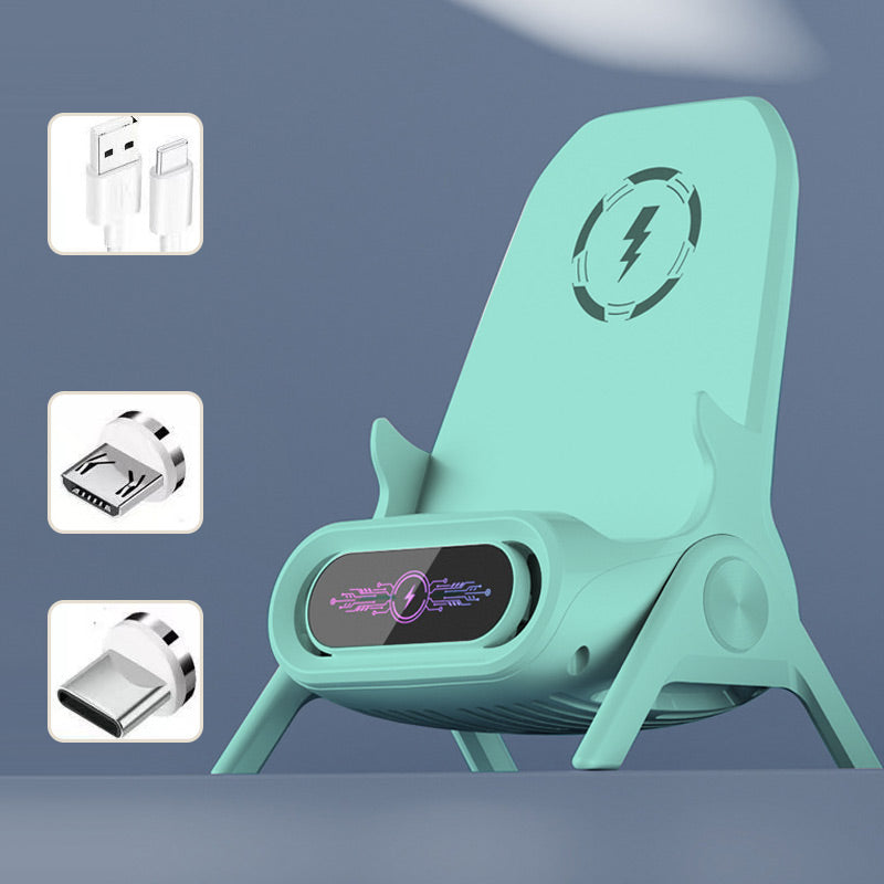 💥 Korlátozott akció 50% kedvezmény 📱 Többfunkciós vezeték nélküli gyors töltő telefonállvány