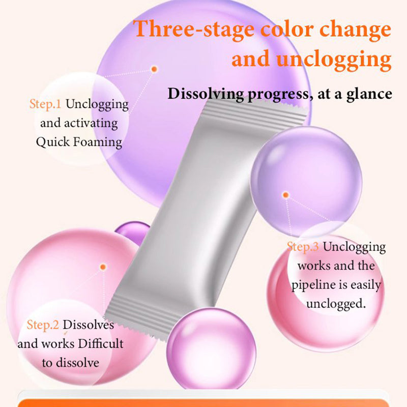 🧼🌸Többcélú, hatékony, eltömődésgátló csatornatisztító por