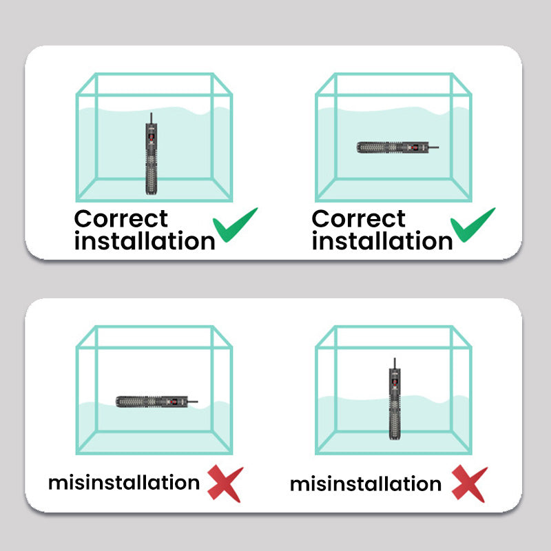 ✨【200 W-os akváriumfűtő - Biztonságos és precíz hőmérséklet-szabályozás】✨
