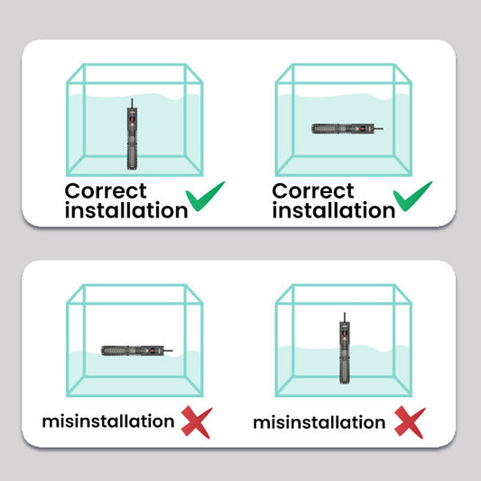 ✨【200 W-os akváriumfűtő - Biztonságos és precíz hőmérséklet-szabályozás】✨